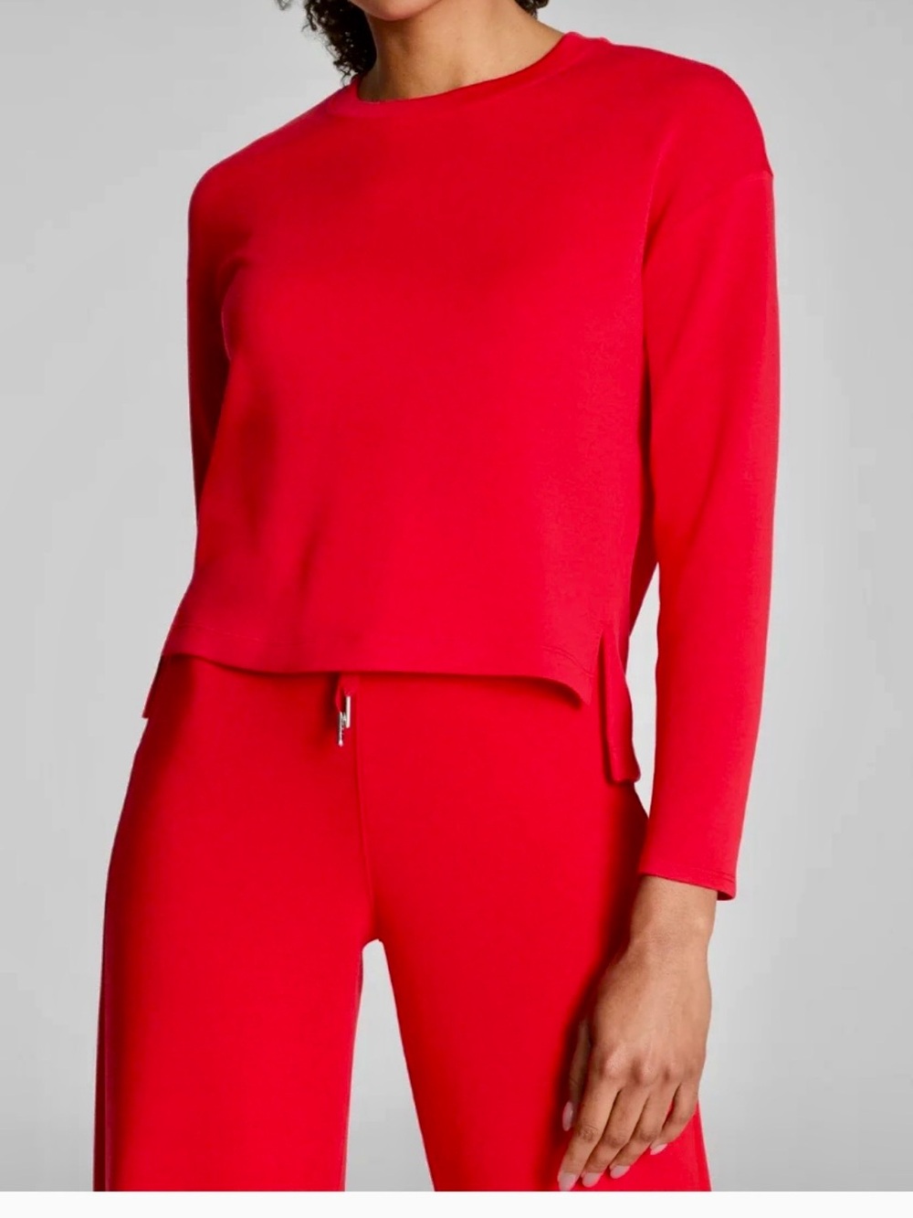 SPANX AirEssentials Wide Leg Track Pant AND
SPANX AirEssentials Long Sleeve Top